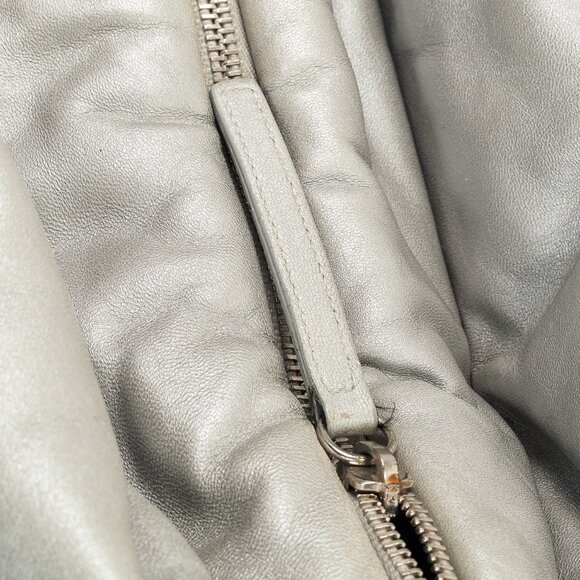 Chanel Silver & Navy Reversible Coco Cocoon Puffer Leather Large Tote Bag - Picture 10 of 12